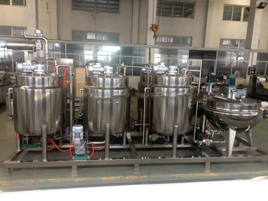 Línea de depósito del caramelo duro de la jalea de Commerical de la fábrica de la bebida proveedor