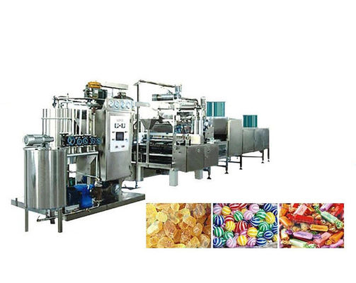 Caramelo auto de la fábrica de la comida que hace la línea de depósito de la máquina proveedor