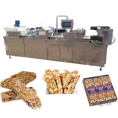 Barra de caramelo industrial del cacahuete del acero inoxidable que hace la máquina proveedor